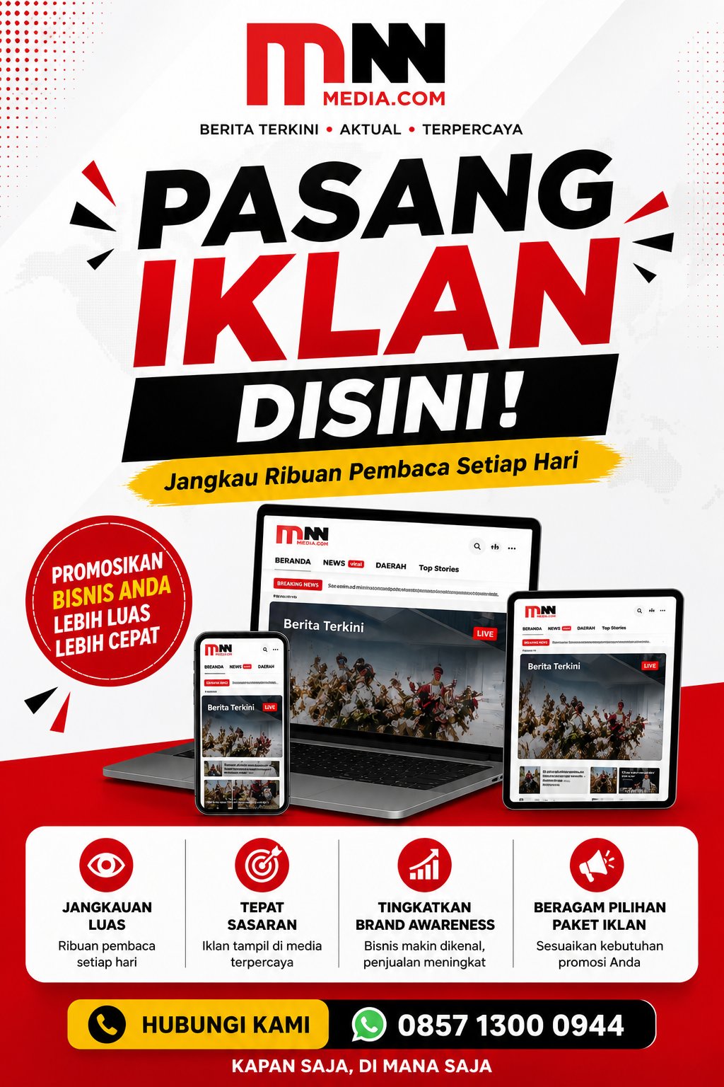Pasang Iklan di MNN MEDIA.COM